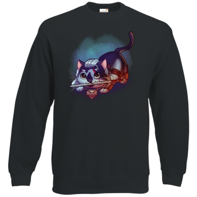 Motiv: Sweatshirt Classic - Pan Tau - Geralt (witcher) - bestimme auf Wunsch Details wie Produkt, Grösse, Farbe und Position selbst ! Motiv: Sweatshirt Classic - Pan Tau - Geralt (witcher)