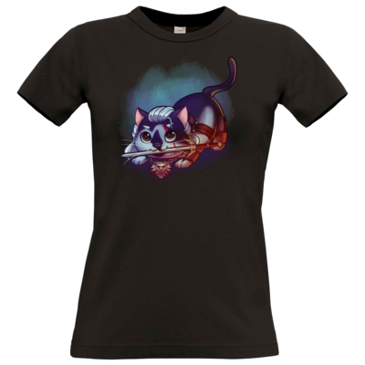 Motiv: T-Shirt Damen Premium FAIR WEAR - Pan Tau - Geralt (witcher) - bestimme auf Wunsch Details wie Produkt, Grösse, Farbe und Position selbst ! Motiv: T-Shirt Damen Premium FAIR WEAR - Pan Tau - Geralt (witcher)