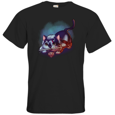 Motiv: T-Shirt Premium FAIR WEAR - Pan Tau - Geralt (witcher) - bestimme auf Wunsch Details wie Produkt, Grösse, Farbe und Position selbst ! Motiv: T-Shirt Premium FAIR WEAR - Pan Tau - Geralt (witcher)