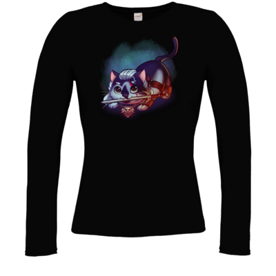 Motiv: Longsleeve Damen Organic - Pan Tau - Geralt (witcher) - bestimme auf Wunsch Details wie Produkt, Grösse, Farbe und Position selbst ! Motiv: Longsleeve Damen Organic - Pan Tau - Geralt (witcher)