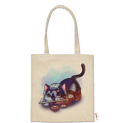 Motiv: Baumwolltasche - Pan Tau - Geralt (witcher) - bestimme auf Wunsch Details wie Produkt, Grösse, Farbe und Position selbst ! Motiv: Baumwolltasche - Pan Tau - Geralt (witcher)