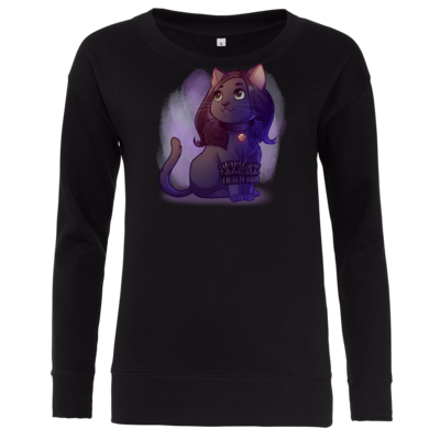 Motiv: Girlie Crew Sweatshirt - Maya - Yennefer (witcher) - bestimme auf Wunsch Details wie Produkt, Grösse, Farbe und Position selbst ! Motiv: Girlie Crew Sweatshirt - Maya - Yennefer (witcher)