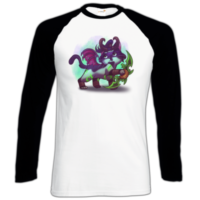 Motiv: Longsleeve Baseball T - Pan Tau - Illidan (wow) - bestimme auf Wunsch Details wie Produkt, Grösse, Farbe und Position selbst ! Motiv: Longsleeve Baseball T - Pan Tau - Illidan (wow)