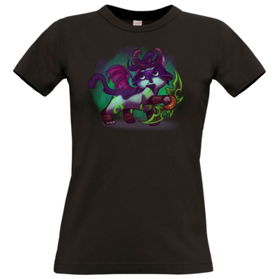 Motiv: T-Shirt Damen Premium FAIR WEAR - Pan Tau - Illidan (wow) - bestimme auf Wunsch Details wie Produkt, Grösse, Farbe und Position selbst ! Motiv: T-Shirt Damen Premium FAIR WEAR - Pan Tau - Illidan (wow)