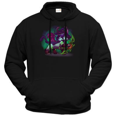 Motiv: Hoodie Premium FAIR WEAR - Pan Tau - Illidan (wow) - bestimme auf Wunsch Details wie Produkt, Grösse, Farbe und Position selbst ! Motiv: Hoodie Premium FAIR WEAR - Pan Tau - Illidan (wow)