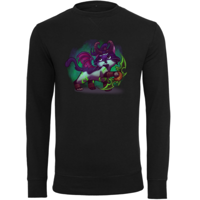 Motiv: Light Crew Sweatshirt - Pan Tau - Illidan (wow) - bestimme auf Wunsch Details wie Produkt, Grösse, Farbe und Position selbst ! Motiv: Light Crew Sweatshirt - Pan Tau - Illidan (wow)