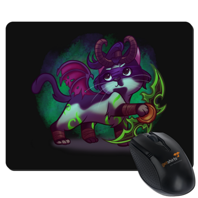 Motiv: Mousepad Textil - Pan Tau - Illidan (wow) - bestimme auf Wunsch Details wie Produkt, Grösse, Farbe und Position selbst ! Motiv: Mousepad Textil - Pan Tau - Illidan (wow)