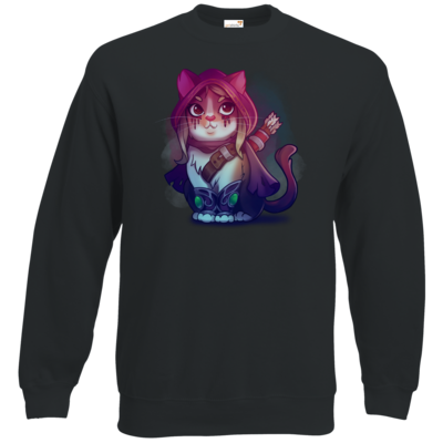 Motiv: Sweatshirt Classic - Kitty - Sylvanas (wow) - bestimme auf Wunsch Details wie Produkt, Grösse, Farbe und Position selbst ! Motiv: Sweatshirt Classic - Kitty - Sylvanas (wow)