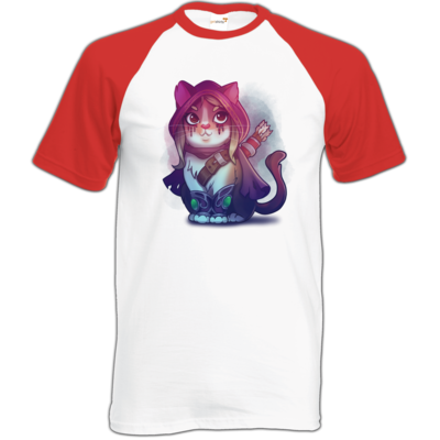 Motiv: Baseball-T FAIR WEAR - Kitty - Sylvanas (wow) - bestimme auf Wunsch Details wie Produkt, Grösse, Farbe und Position selbst ! Motiv: Baseball-T FAIR WEAR - Kitty - Sylvanas (wow)