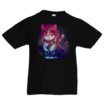 Motiv: Kids T-Shirt Premium FAIR WEAR - Kitty - Sylvanas (wow) - bestimme auf Wunsch Details wie Produkt, Grösse, Farbe und Position selbst ! Motiv: Kids T-Shirt Premium FAIR WEAR - Kitty - Sylvanas (wow)