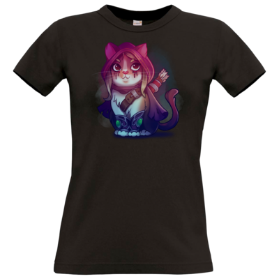 Motiv: T-Shirt Damen Premium FAIR WEAR - Kitty - Sylvanas (wow) - bestimme auf Wunsch Details wie Produkt, Grösse, Farbe und Position selbst ! Motiv: T-Shirt Damen Premium FAIR WEAR - Kitty - Sylvanas (wow)