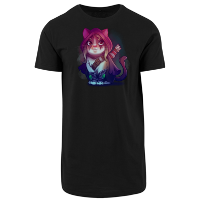 Motiv: Shaped Long Tee - Kitty - Sylvanas (wow) - bestimme auf Wunsch Details wie Produkt, Grösse, Farbe und Position selbst ! Motiv: Shaped Long Tee - Kitty - Sylvanas (wow)