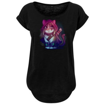Motiv: Ladies Long Slub Tee - Kitty - Sylvanas (wow) - bestimme auf Wunsch Details wie Produkt, Grösse, Farbe und Position selbst ! Motiv: Ladies Long Slub Tee - Kitty - Sylvanas (wow)