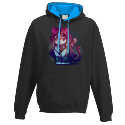 Motiv: Two-Tone Hoodie - Kitty - Sylvanas (wow) - bestimme auf Wunsch Details wie Produkt, Grösse, Farbe und Position selbst ! Motiv: Two-Tone Hoodie - Kitty - Sylvanas (wow)