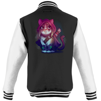 Motiv: College Jacke - Kitty - Sylvanas (wow) - bestimme auf Wunsch Details wie Produkt, Grösse, Farbe und Position selbst ! Motiv: College Jacke - Kitty - Sylvanas (wow)