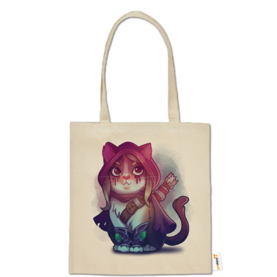 Motiv: Baumwolltasche - Kitty - Sylvanas (wow) - bestimme auf Wunsch Details wie Produkt, Grösse, Farbe und Position selbst ! Motiv: Baumwolltasche - Kitty - Sylvanas (wow)