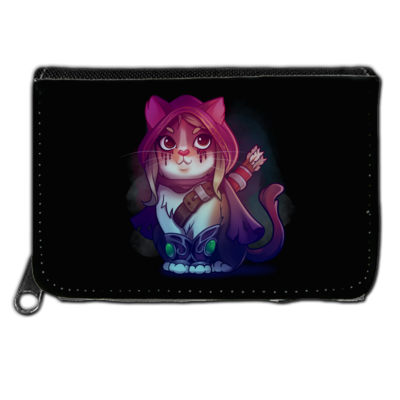 Motiv: Geldboerse - Kitty - Sylvanas (wow) - bestimme auf Wunsch Details wie Produkt, Grösse, Farbe und Position selbst ! Motiv: Geldboerse - Kitty - Sylvanas (wow)
