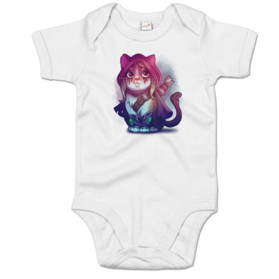 Motiv: Baby Body Organic - Kitty - Sylvanas (wow) - bestimme auf Wunsch Details wie Produkt, Grösse, Farbe und Position selbst ! Motiv: Baby Body Organic - Kitty - Sylvanas (wow)