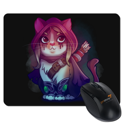 Motiv: Mousepad Textil - Kitty - Sylvanas (wow) - bestimme auf Wunsch Details wie Produkt, Grösse, Farbe und Position selbst ! Motiv: Mousepad Textil - Kitty - Sylvanas (wow)