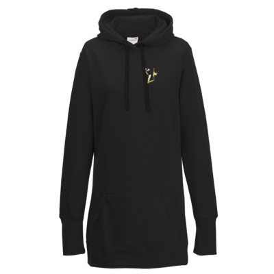 Motiv: Lady Longline Hoodie - KL Logo 2019 - bestimme auf Wunsch Details wie Produkt, Grösse, Farbe und Position selbst ! Motiv: Lady Longline Hoodie - KL Logo 2019