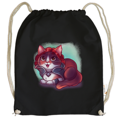 Motiv: Cotton Gymsac - Kitty - Triss (witcher) - bestimme auf Wunsch Details wie Produkt, Grösse, Farbe und Position selbst ! Motiv: Cotton Gymsac - Kitty - Triss (witcher)