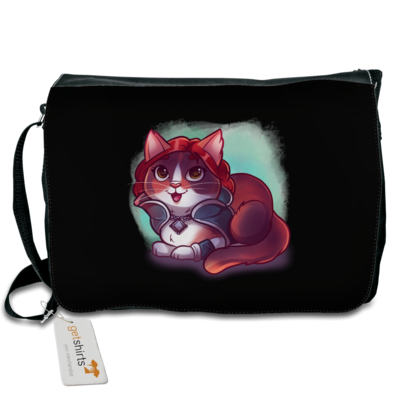 Motiv: Schultertasche - Kitty - Triss (witcher) - bestimme auf Wunsch Details wie Produkt, Grösse, Farbe und Position selbst ! Motiv: Schultertasche - Kitty - Triss (witcher)