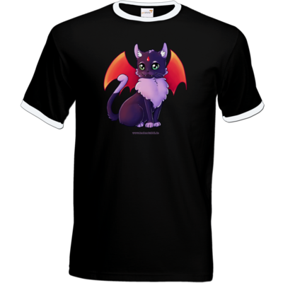 Motiv: T-Shirt Ringer - Vampurr - bestimme auf Wunsch Details wie Produkt, Grösse, Farbe und Position selbst ! Motiv: T-Shirt Ringer - Vampurr