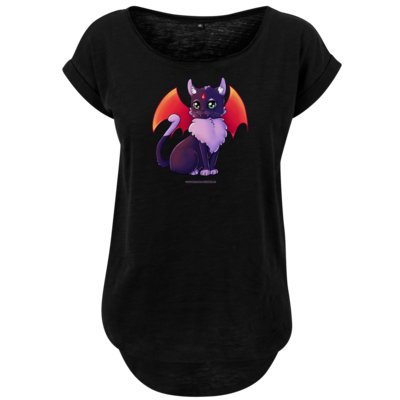 Motiv: Ladies Long Slub Tee - Vampurr - bestimme auf Wunsch Details wie Produkt, Grösse, Farbe und Position selbst ! Motiv: Ladies Long Slub Tee - Vampurr