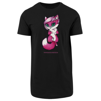 Motiv: Shaped Long Tee - Official Tabbi - bestimme auf Wunsch Details wie Produkt, Grösse, Farbe und Position selbst ! Motiv: Shaped Long Tee - Official Tabbi