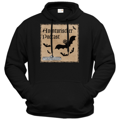 Motiv: Hoodie Premium FAIR WEAR - Aventurischer Podcast Cover - bestimme auf Wunsch Details wie Produkt, Grösse, Farbe und Position selbst ! Motiv: Hoodie Premium FAIR WEAR - Aventurischer Podcast Cover