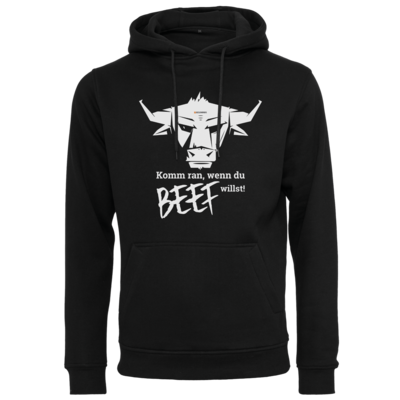 Motiv: Heavy Hoodie - Willste Beef? - bestimme auf Wunsch Details wie Produkt, Grösse, Farbe und Position selbst ! Motiv: Heavy Hoodie - Willste Beef?