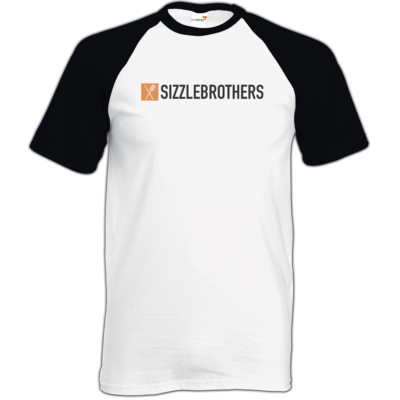Motiv: TShirt Baseball - SizzleBrothers Logo - bestimme auf Wunsch Details wie Produkt, Grösse, Farbe und Position selbst ! Motiv: TShirt Baseball - SizzleBrothers Logo
