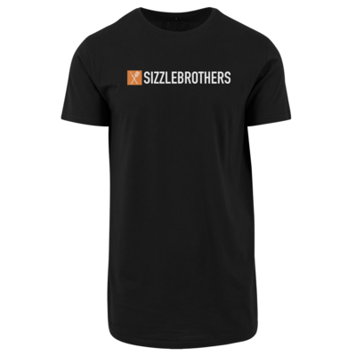 Motiv: Shaped Long Tee - SizzleBrothers Logo - bestimme auf Wunsch Details wie Produkt, Grösse, Farbe und Position selbst ! Motiv: Shaped Long Tee - SizzleBrothers Logo