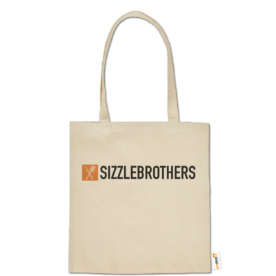 Motiv: Baumwolltasche - SizzleBrothers Logo - bestimme auf Wunsch Details wie Produkt, Grösse, Farbe und Position selbst ! Motiv: Baumwolltasche - SizzleBrothers Logo