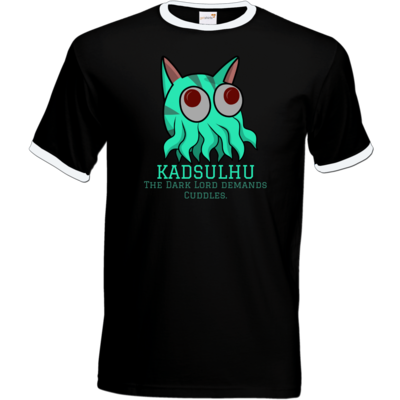 Motiv: T-Shirt Ringer - Kadsulhu - bestimme auf Wunsch Details wie Produkt, Grösse, Farbe und Position selbst ! Motiv: T-Shirt Ringer - Kadsulhu