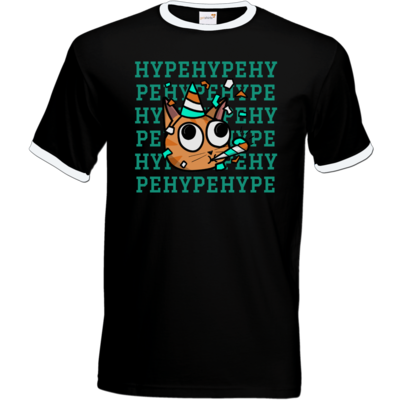 Motiv: T-Shirt Ringer - HYPE - bestimme auf Wunsch Details wie Produkt, Grösse, Farbe und Position selbst ! Motiv: T-Shirt Ringer - HYPE