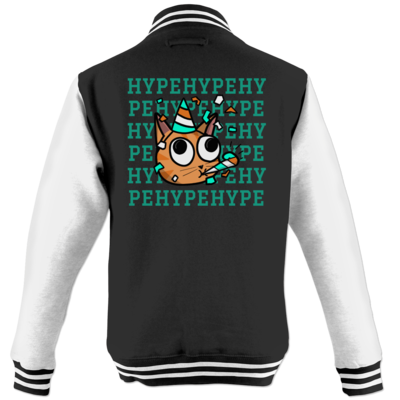Motiv: College Jacke - HYPE - bestimme auf Wunsch Details wie Produkt, Grösse, Farbe und Position selbst ! Motiv: College Jacke - HYPE