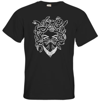 Motiv: T-Shirt Premium FAIR WEAR - Medusa - bestimme auf Wunsch Details wie Produkt, Grösse, Farbe und Position selbst ! Motiv: T-Shirt Premium FAIR WEAR - Medusa