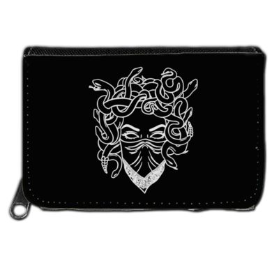 Motiv: Geldboerse - Medusa - bestimme auf Wunsch Details wie Produkt, Grösse, Farbe und Position selbst ! Motiv: Geldboerse - Medusa
