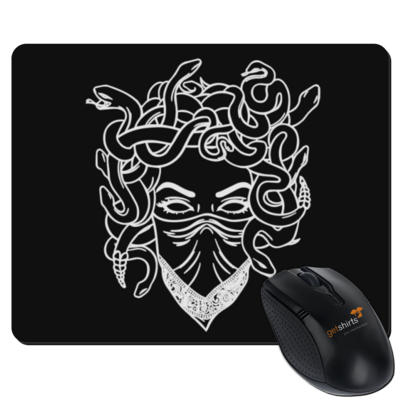 Motiv: Mousepad Textil - Medusa - bestimme auf Wunsch Details wie Produkt, Grösse, Farbe und Position selbst ! Motiv: Mousepad Textil - Medusa