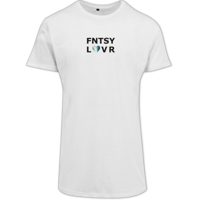 Motiv: Shaped Long Tee - Fantasy Lover | FNTSY LVR - bestimme auf Wunsch Details wie Produkt, Grösse, Farbe und Position selbst ! Motiv: Shaped Long Tee - Fantasy Lover | FNTSY LVR