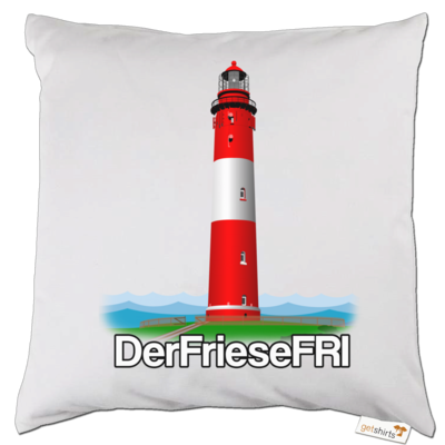 Motiv: Kissen - DerFrieseFRI Logo ws - bestimme auf Wunsch Details wie Produkt, Grösse, Farbe und Position selbst ! Motiv: Kissen - DerFrieseFRI Logo ws