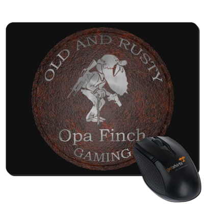 Motiv: Mousepad Textil - Opa Finch - bestimme auf Wunsch Details wie Produkt, Grösse, Farbe und Position selbst ! Motiv: Mousepad Textil - Opa Finch
