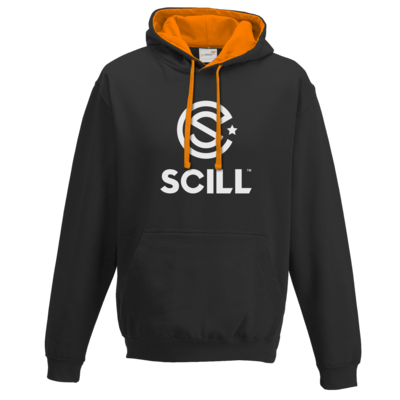 Motiv: Two-Tone Hoodie - 4P | SCILL | Logo - bestimme auf Wunsch Details wie Produkt, Grösse, Farbe und Position selbst ! Motiv: Two-Tone Hoodie - 4P | SCILL | Logo
