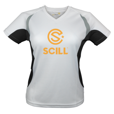 Motiv: Laufshirt Lady Running T - 4P | SCILL | Logo - bestimme auf Wunsch Details wie Produkt, Grösse, Farbe und Position selbst ! Motiv: Laufshirt Lady Running T - 4P | SCILL | Logo