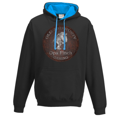 Motiv: Two-Tone Hoodie - Opa Finch - bestimme auf Wunsch Details wie Produkt, Grösse, Farbe und Position selbst ! Motiv: Two-Tone Hoodie - Opa Finch
