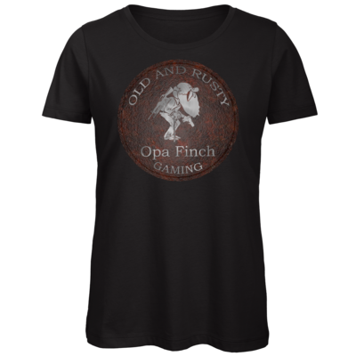 Motiv: Organic Lady T-Shirt - Opa Finch - bestimme auf Wunsch Details wie Produkt, Grösse, Farbe und Position selbst ! Motiv: Organic Lady T-Shirt - Opa Finch