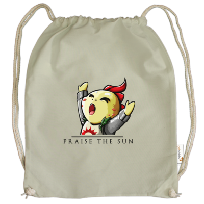 Motiv: Cotton Gymsac - Praise Schwarz - bestimme auf Wunsch Details wie Produkt, Grösse, Farbe und Position selbst ! Motiv: Cotton Gymsac - Praise Schwarz