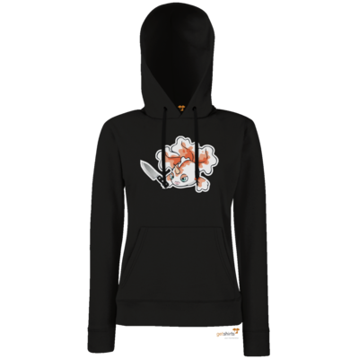 Motiv: Hoodie Damen Classic - Gangstini - bestimme auf Wunsch Details wie Produkt, Grösse, Farbe und Position selbst ! Motiv: Hoodie Damen Classic - Gangstini