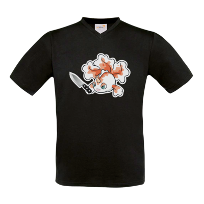 Motiv: T-Shirt V-Neck FAIR WEAR - Gangstini - bestimme auf Wunsch Details wie Produkt, Grösse, Farbe und Position selbst ! Motiv: T-Shirt V-Neck FAIR WEAR - Gangstini